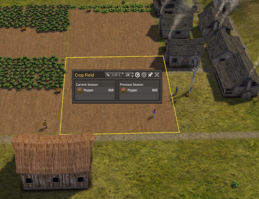 banished crop field size