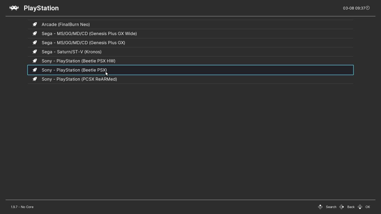 retroarch pcsx rearmed not working