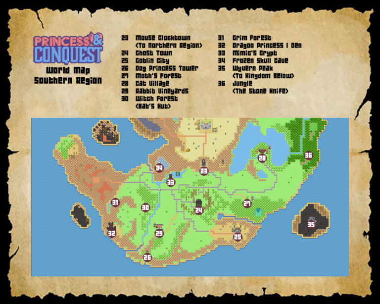 Princess & Conquest: Travelers Maps - KosGames