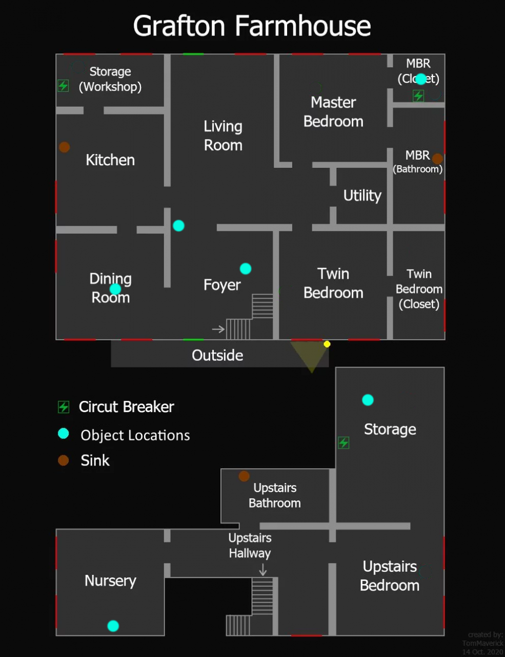 Phasmophobia Ursed Object Locations (mapas pequeños a medianos) KosGames