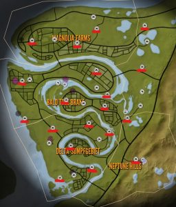 theHunter Call of the Wild™: Map with All Outposts - KosGames