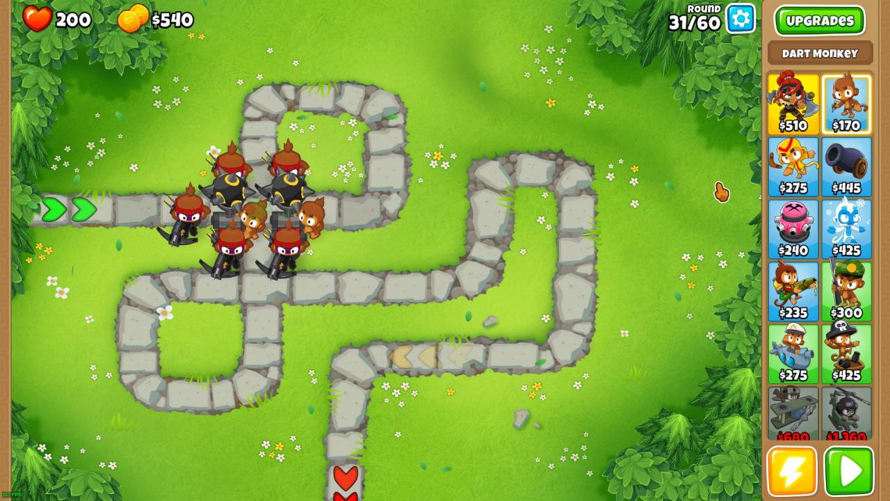 TODOS VS MACACO DARDO SOZINHO - Bloons TD 6 