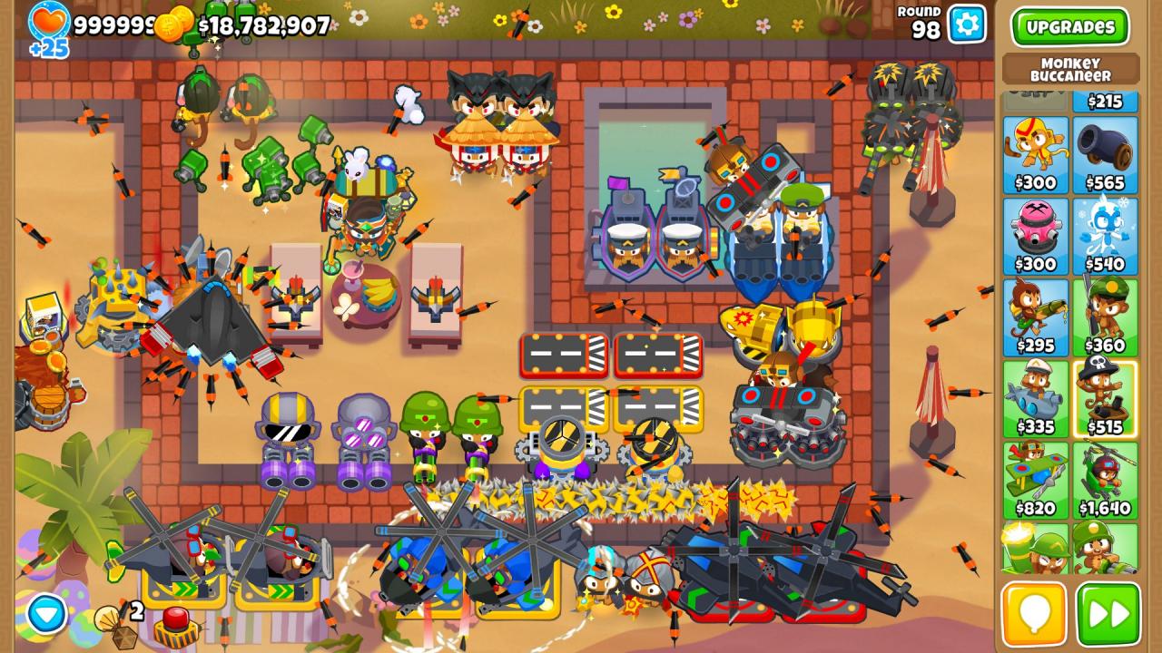 TODOS VS MACACO DARDO SOZINHO - Bloons TD 6 