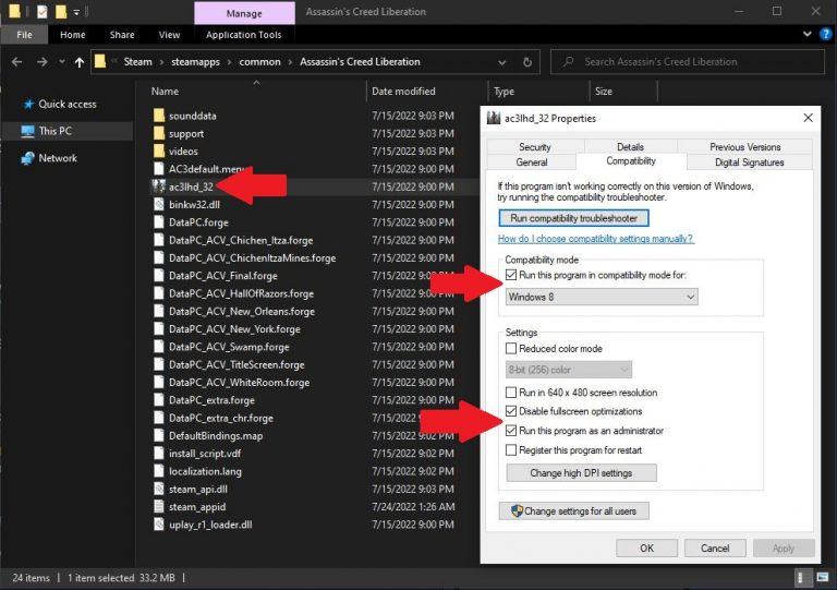 Assassin's Creed Liberation How to Fix Startup Crash in Windows 10 KosGames