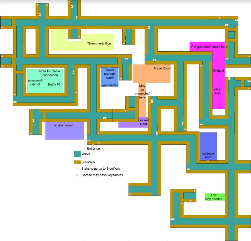 Inside The Backrooms Sewerage Map KosGames