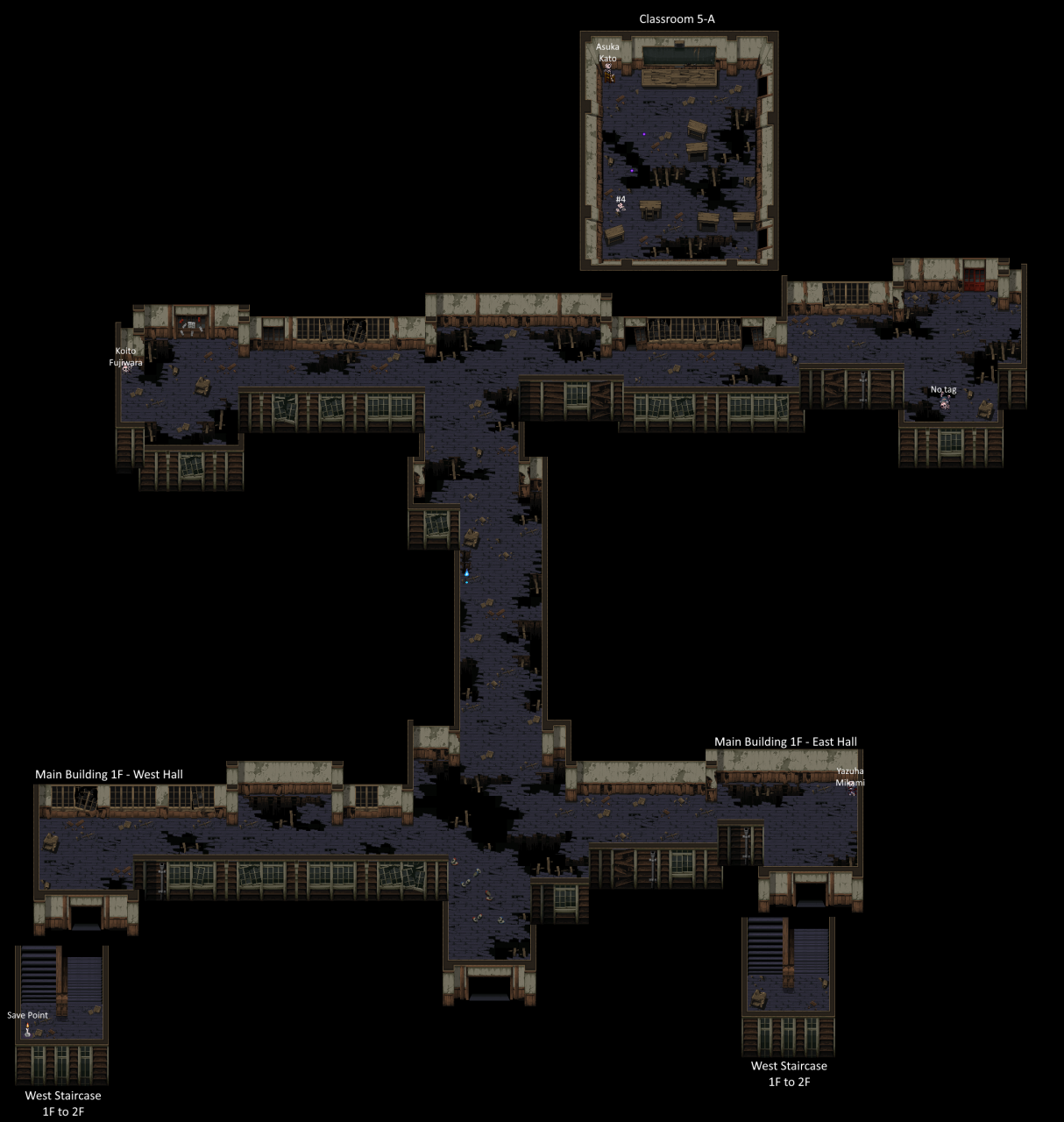 Corpse Party 2021 Chapter 1 Map KosGames