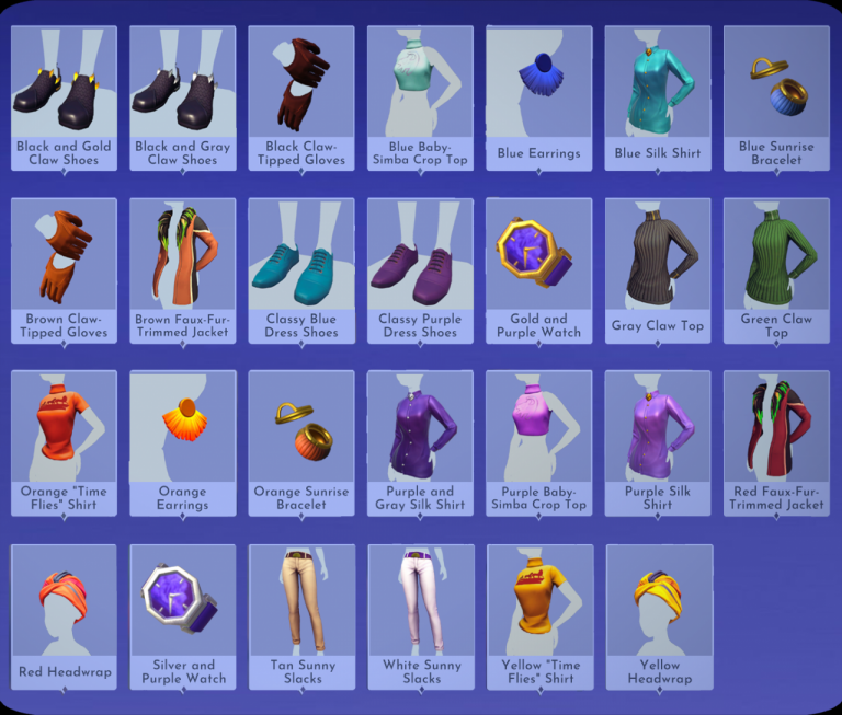 Disney Dreamlight Valley All Clothes List KosGames