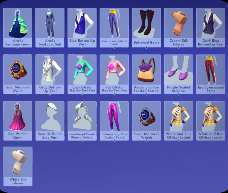 Disney Dreamlight Valley All Clothes List KosGames