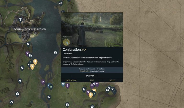 Hogwarts Legacy: Interactive Collectibles Map - KosGames