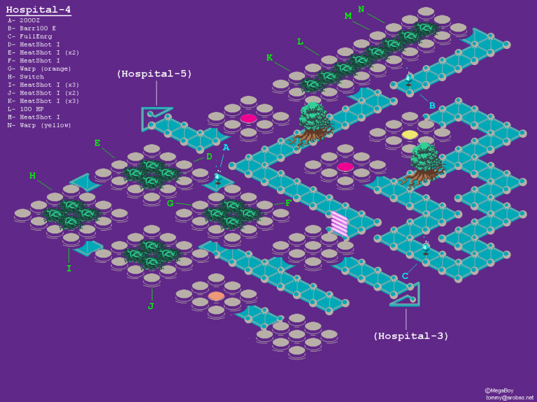 Mega Man Battle Network 3 All Maps KosGames